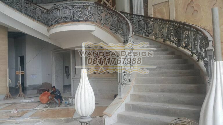 JUAL Pagar Railing Besi Tempa 3D Klasik Mewah dan Modern